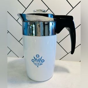 Vintage Corningware 6 Cup Electric Coffee Percolator - Cord Not Included